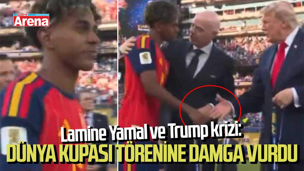 Lamine Yamal ve Trump krizi: Dünya Kupası törenine damga vurdu