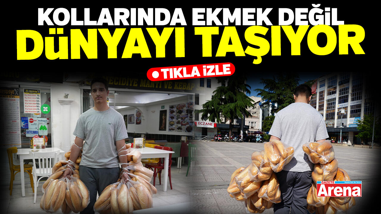 Samsunda ekmek mücadelesi objektiflere yansıdı