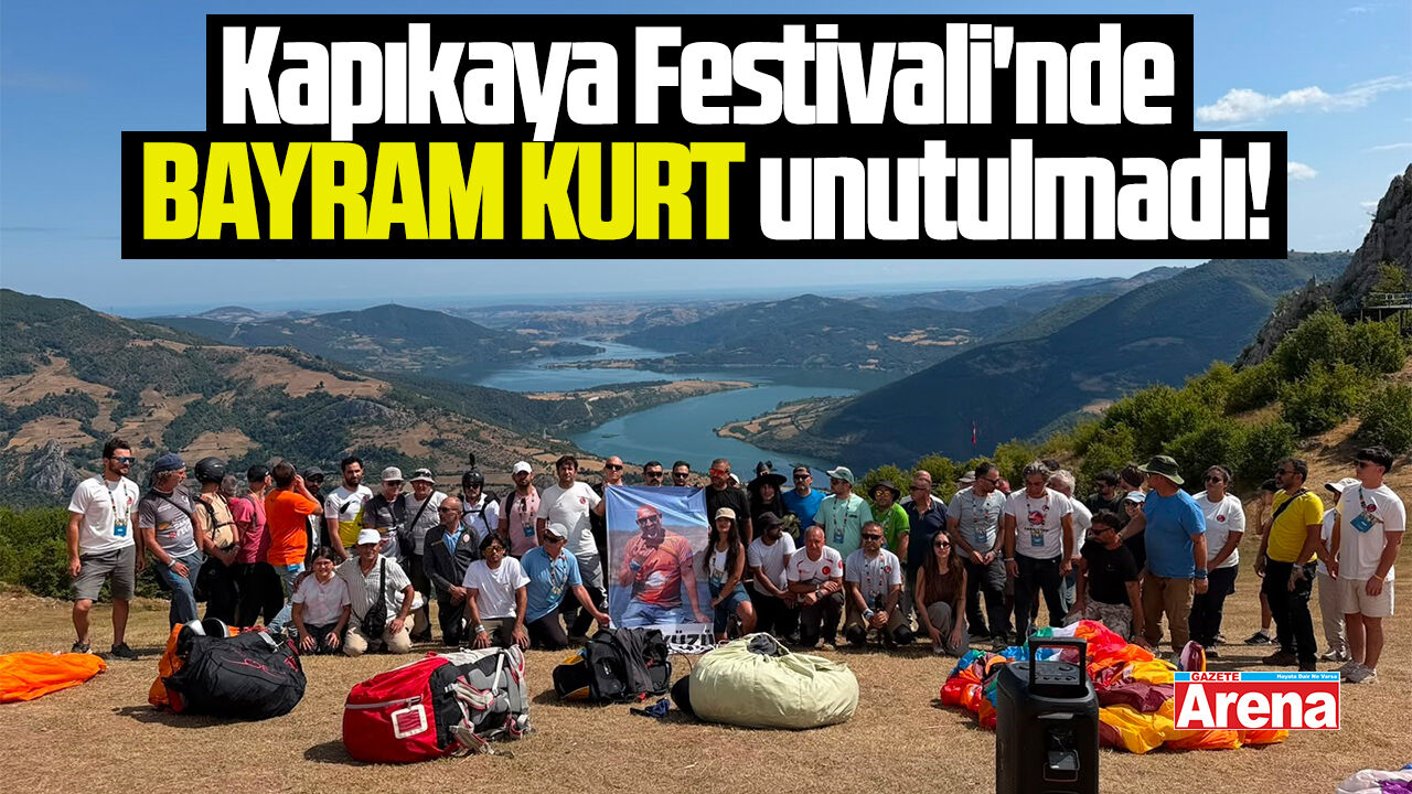 Kapıkaya Festivali'nde Bayram Kurt unutulmadı!
