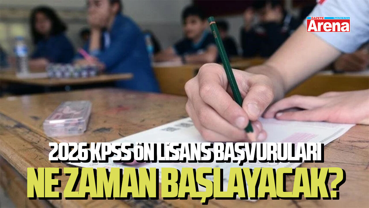 2026 KPSS ön lisans başvuruları ne zaman başlayacak?