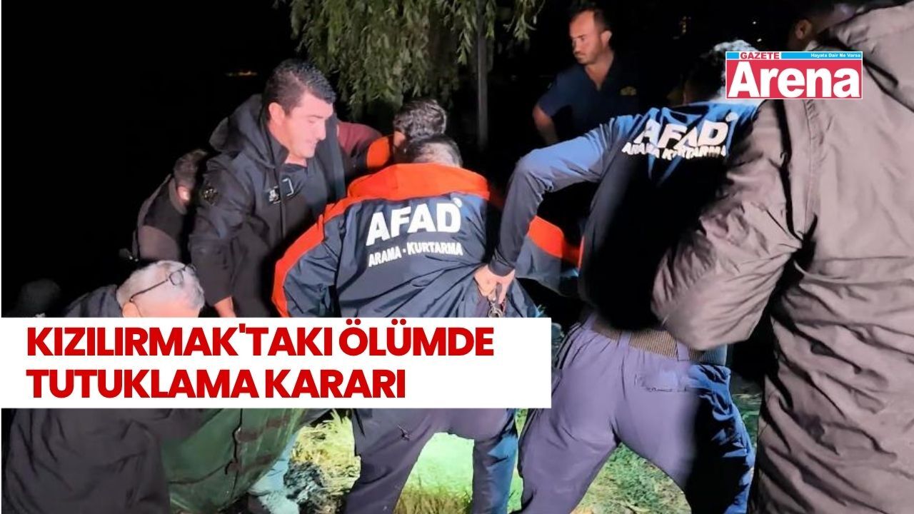 Kavganın ardından Kızılırmak'a düştü! 1 tutuklama