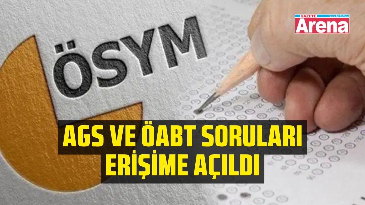 ÖSYM AGS ve ÖABT soru kitapçıklarını erişime açtı