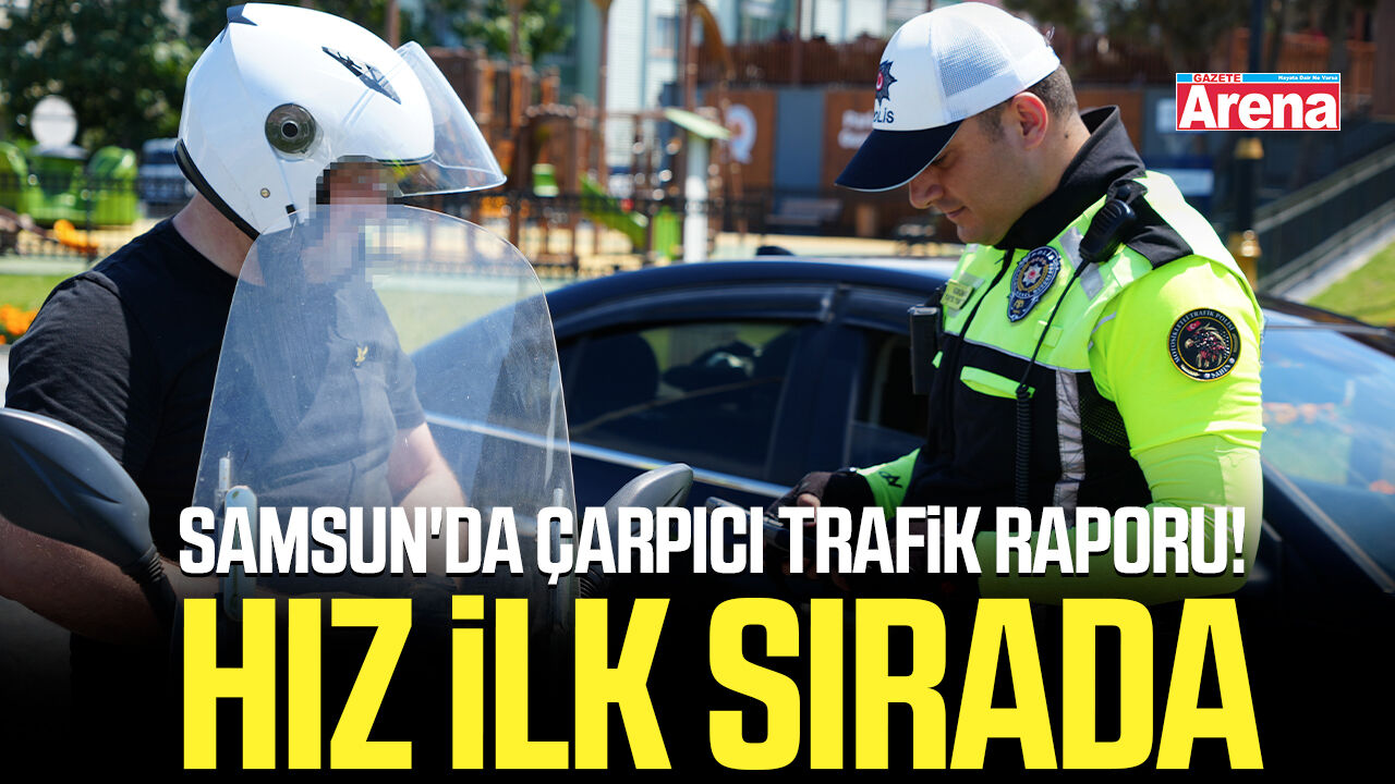 Samsun'da çarpıcı tablo: Trafikte büyük tehlike