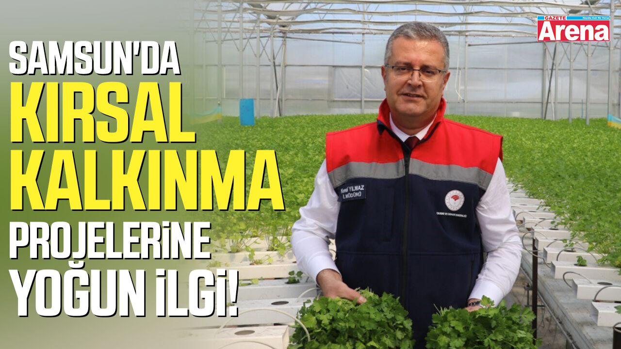 Samsun'da kırsal kalkınma projelerine yoğun ilgi!