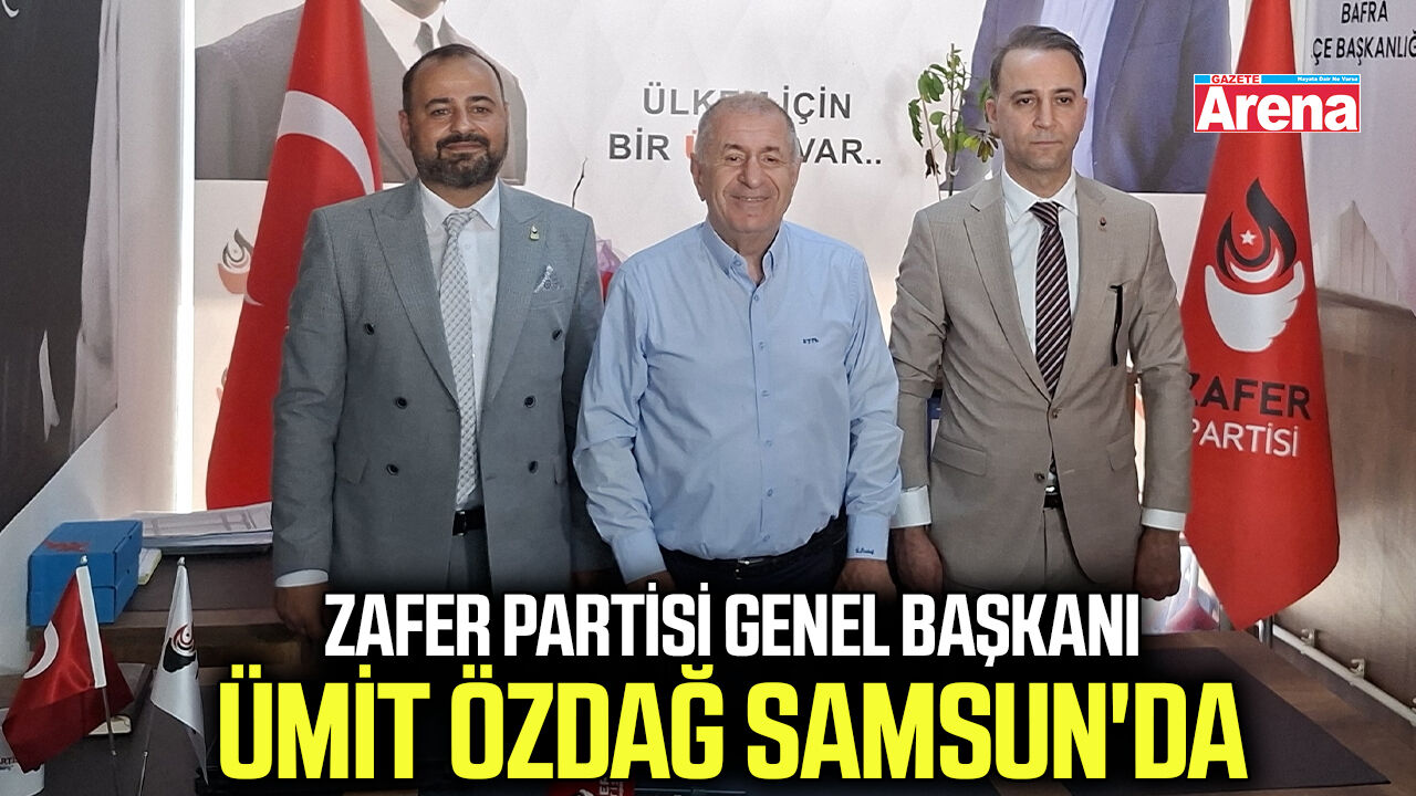 Zafer Partisi Genel Başkanı Özdağ Samsun'da
