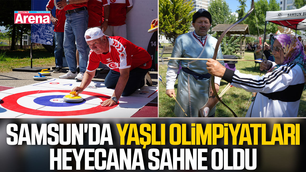 Samsun'da Yaşlı Olimpiyatları heyecana sahne oldu