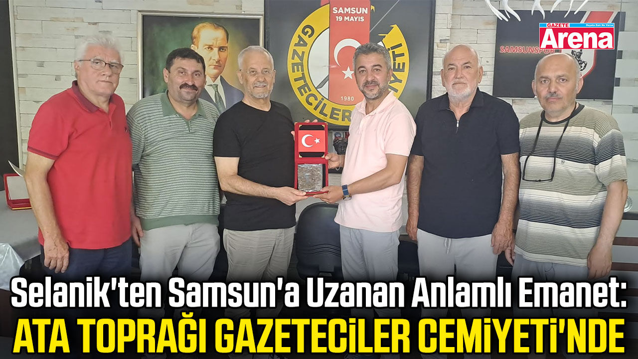 Cemiyete en anlamlı emanet! Ata toprağı gazetecilere