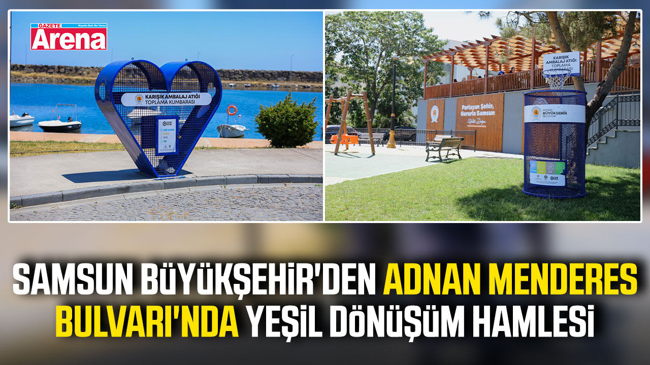 Adnan Menderes Bulvarı'nda sıfır atık dönüşümü