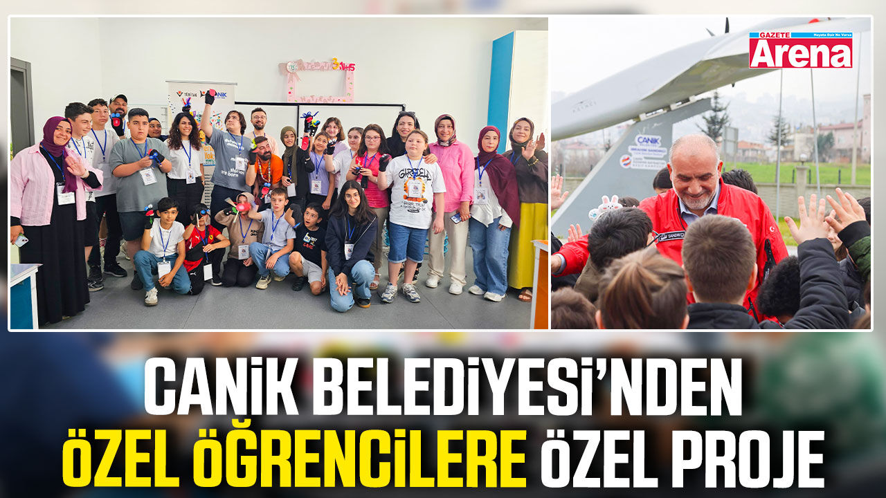 Canik Belediyesi’nden özel öğrencilere özel proje