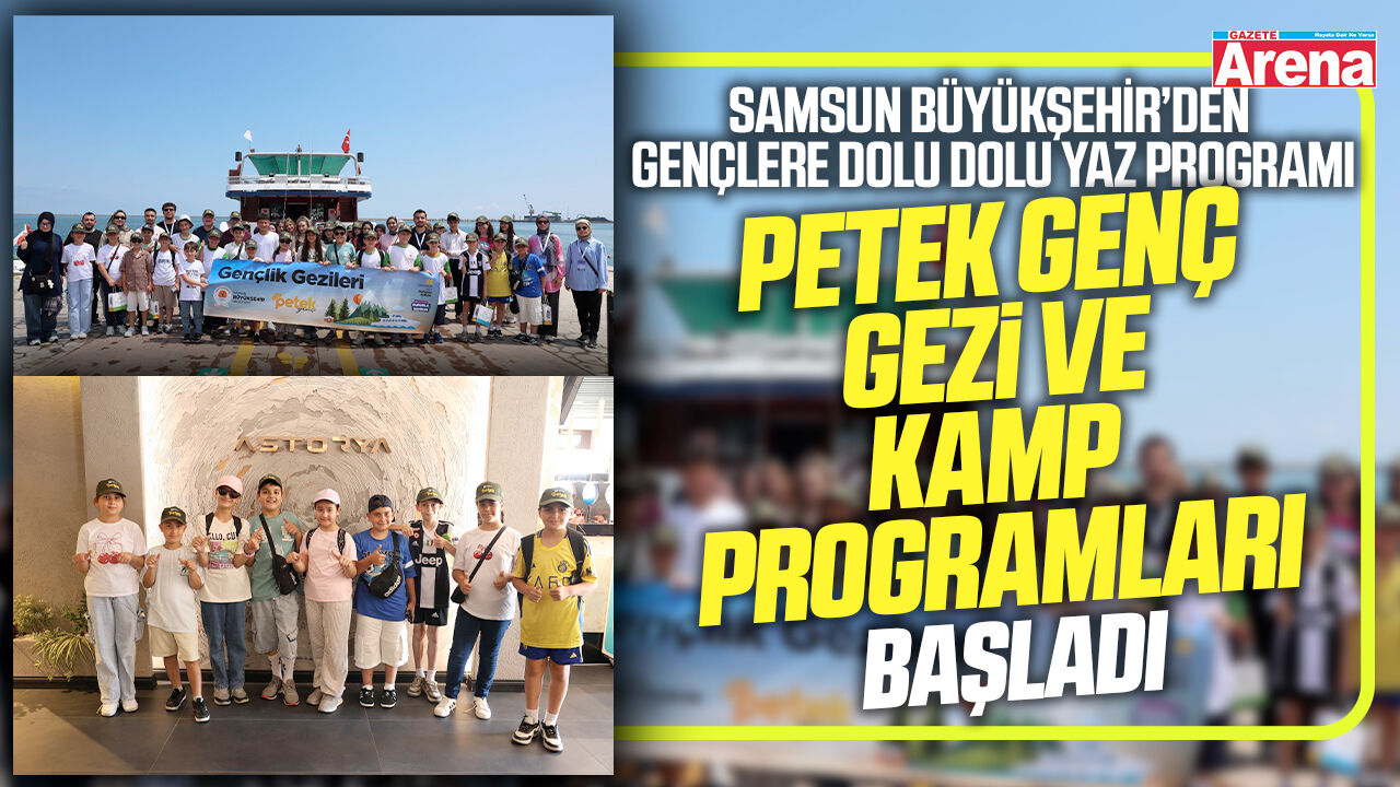 Samsun Büyükşehir’den gençlere dolu dolu yaz programı