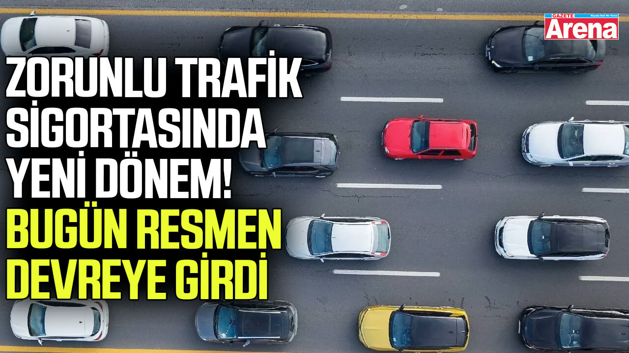Zorunlu trafik sigortasında yeni dönem!