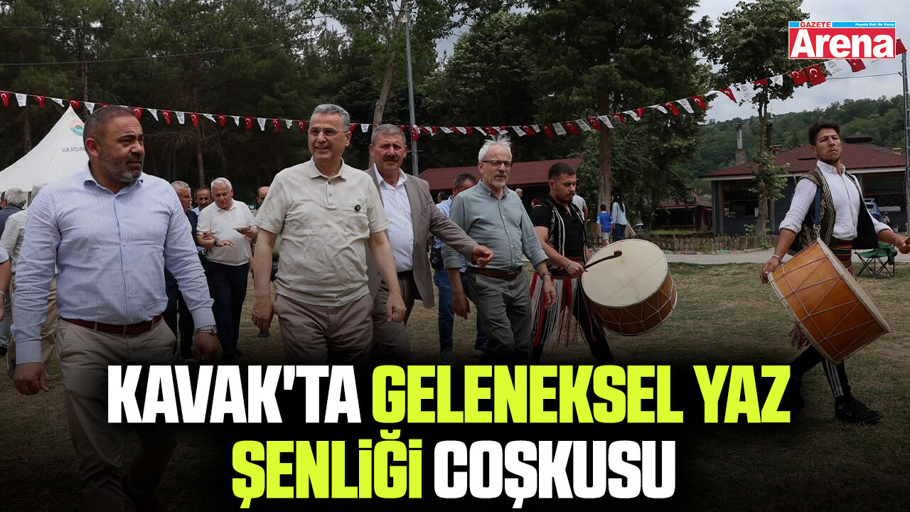 Kavak'ta geleneksel yaz şenliği coşkusu