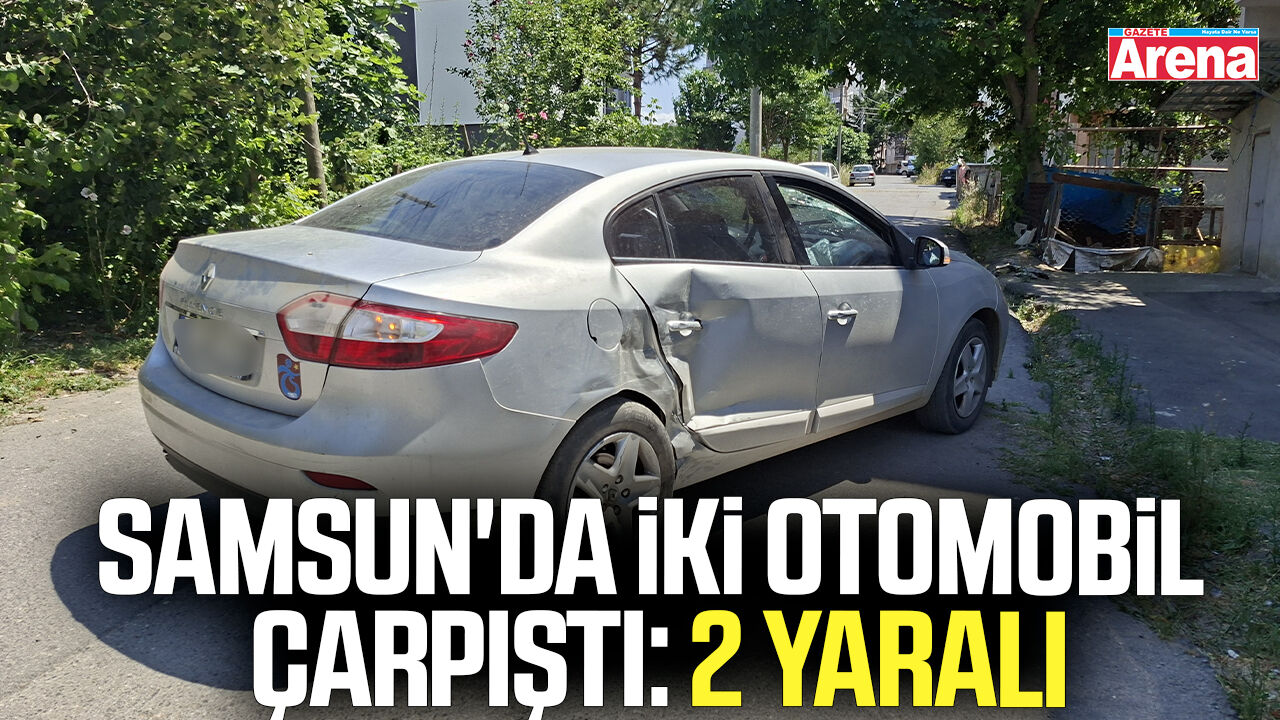 Samsun'da korkutan kaza!