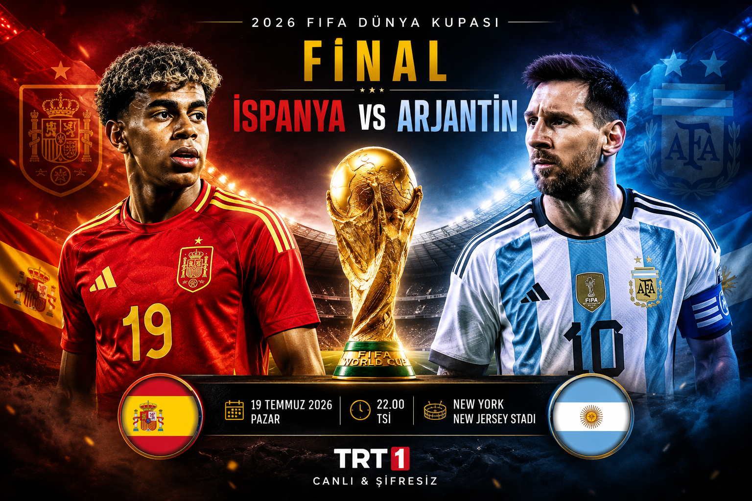 Dünya Kupası 2026 finali saat kaçta, hangi kanalda?