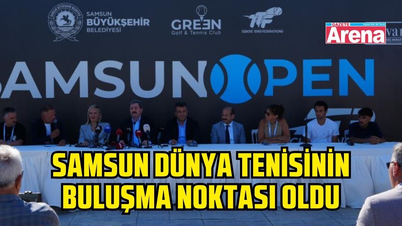 Samsun dünya tenisine ev sahipliği yapıyor