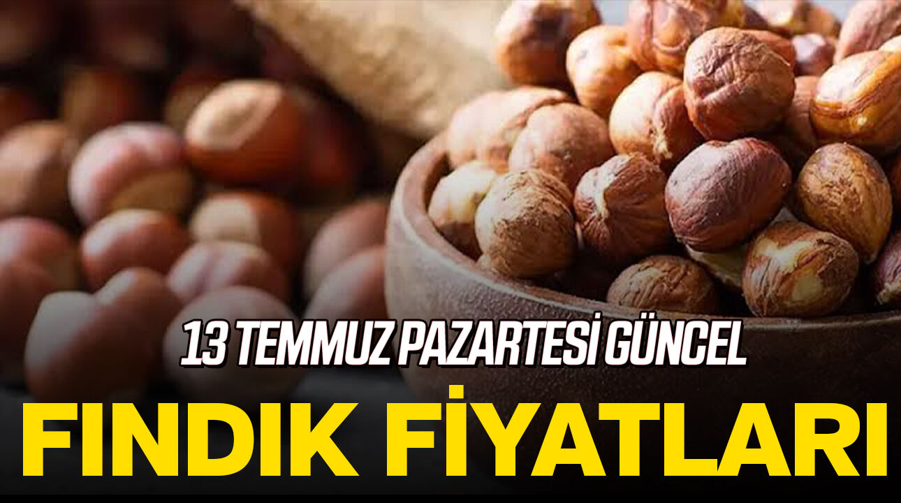 13 Temmuz Pazartesi fındık fiyatları ne kadar?