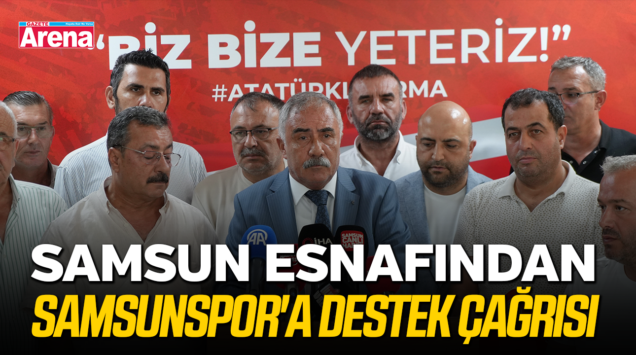Samsun esnafından Samsunspor'a destek çağrısı