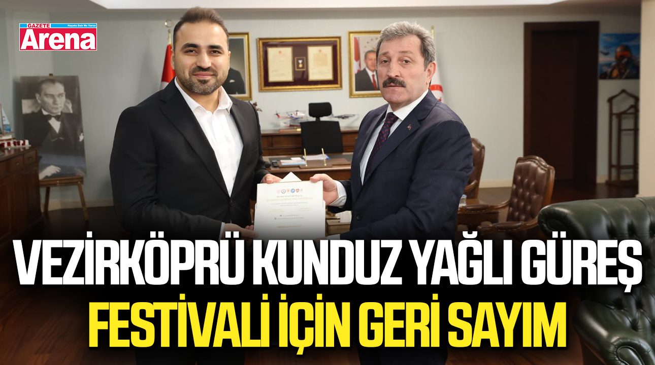 Vezirköprü Kunduz Yağlı Güreş Festivali için geri sayım