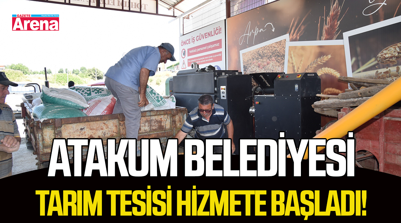 Atakum Belediyesi Tarım Tesisi hizmete başladı!