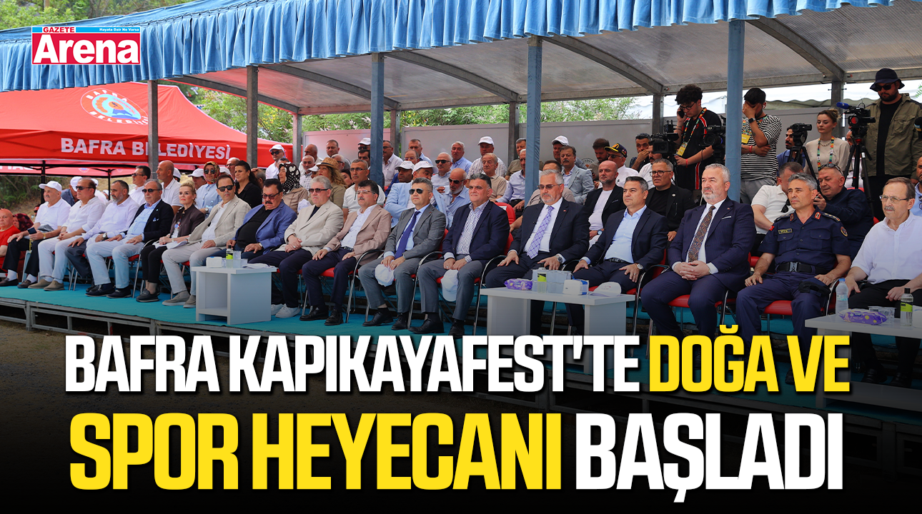 Bafra Kapıkayafest'te doğa ve spor heyecanı başladı