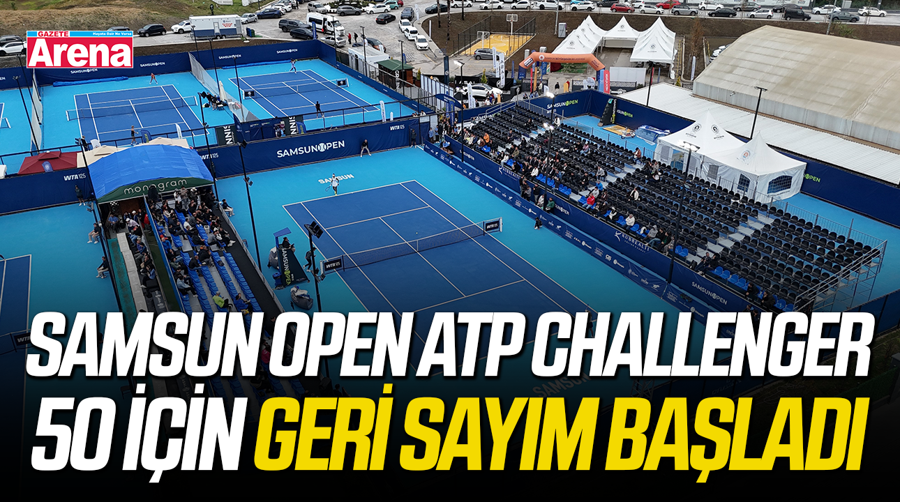 Samsun Open ATP Challenger 50 için geri sayım başladı