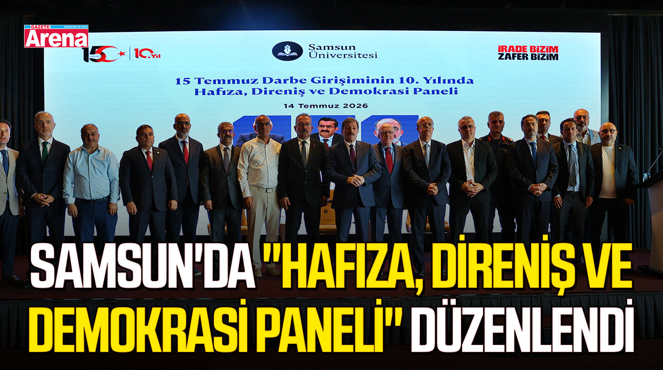 Samsun'da "Hafıza, Direniş ve Demokrasi Paneli" düzenlendi
