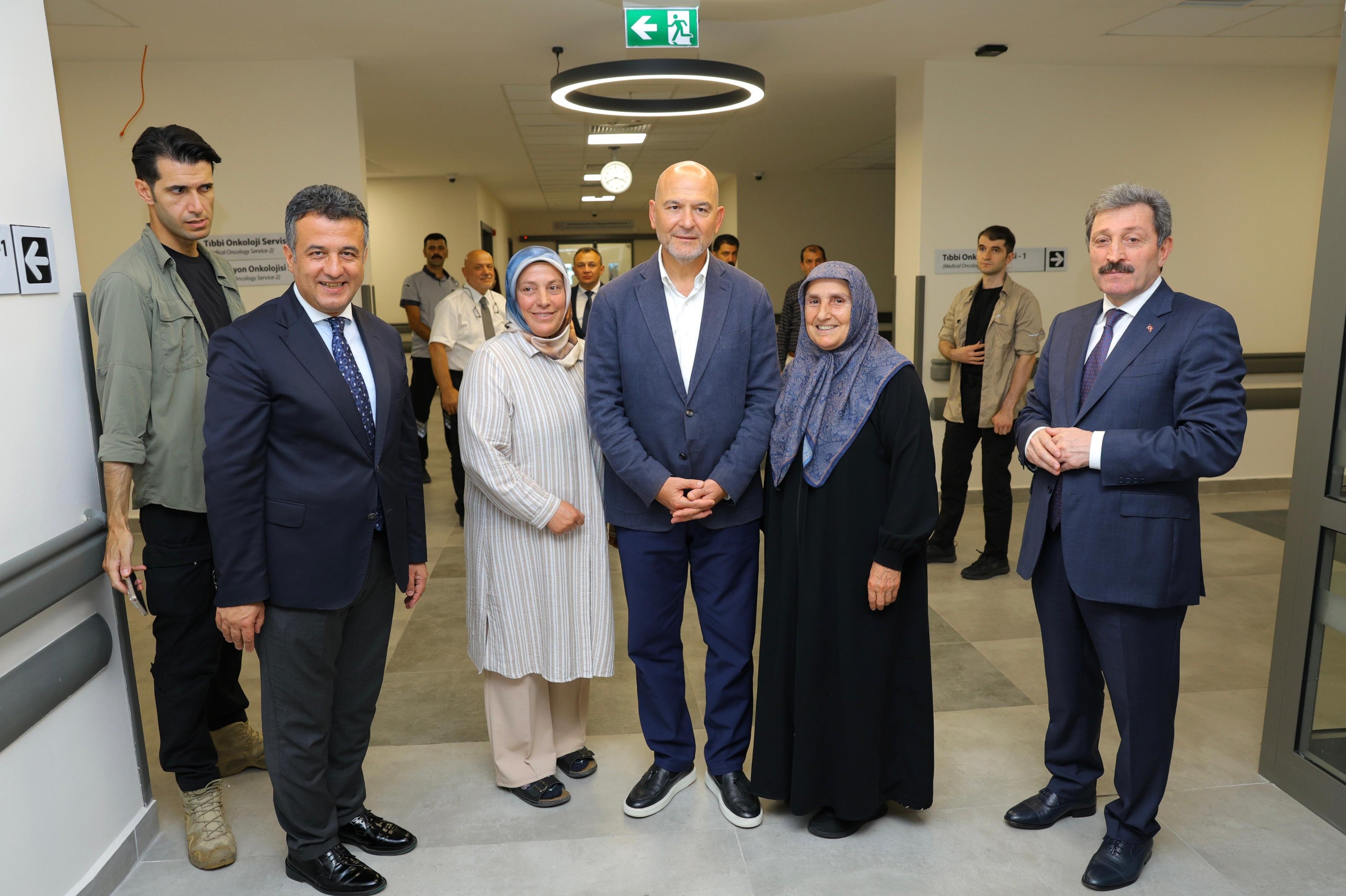 Soylu'dan Samsun Şehir Hastanesi'ne Ziyaret (1)