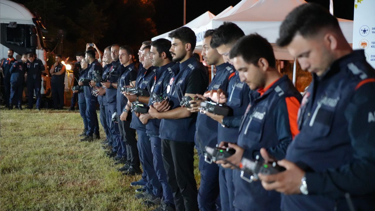 Samsun’da AFAD dron yarışmasında gökyüzünde görsel şölen-2