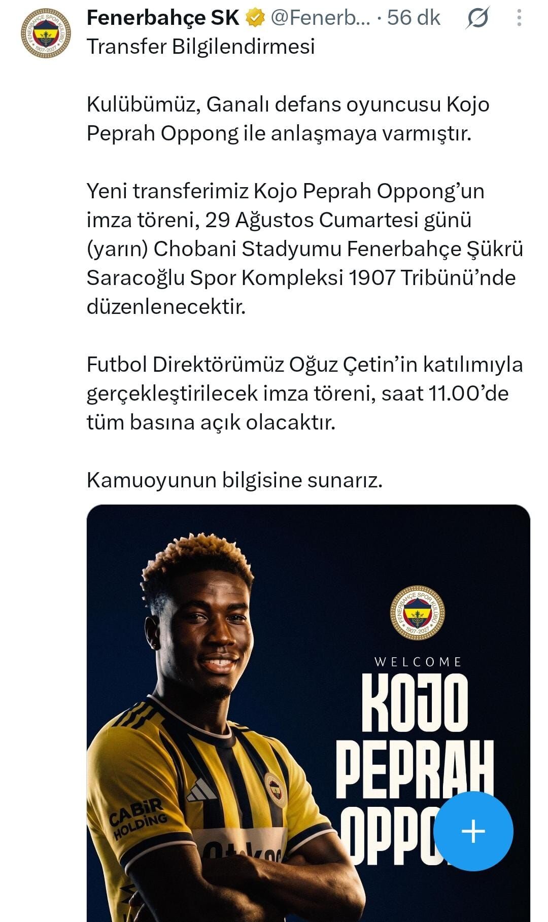 Fenerbahçe’nin Yeni Transferi Belli Oldu Kojo Peprah Oppong (3)