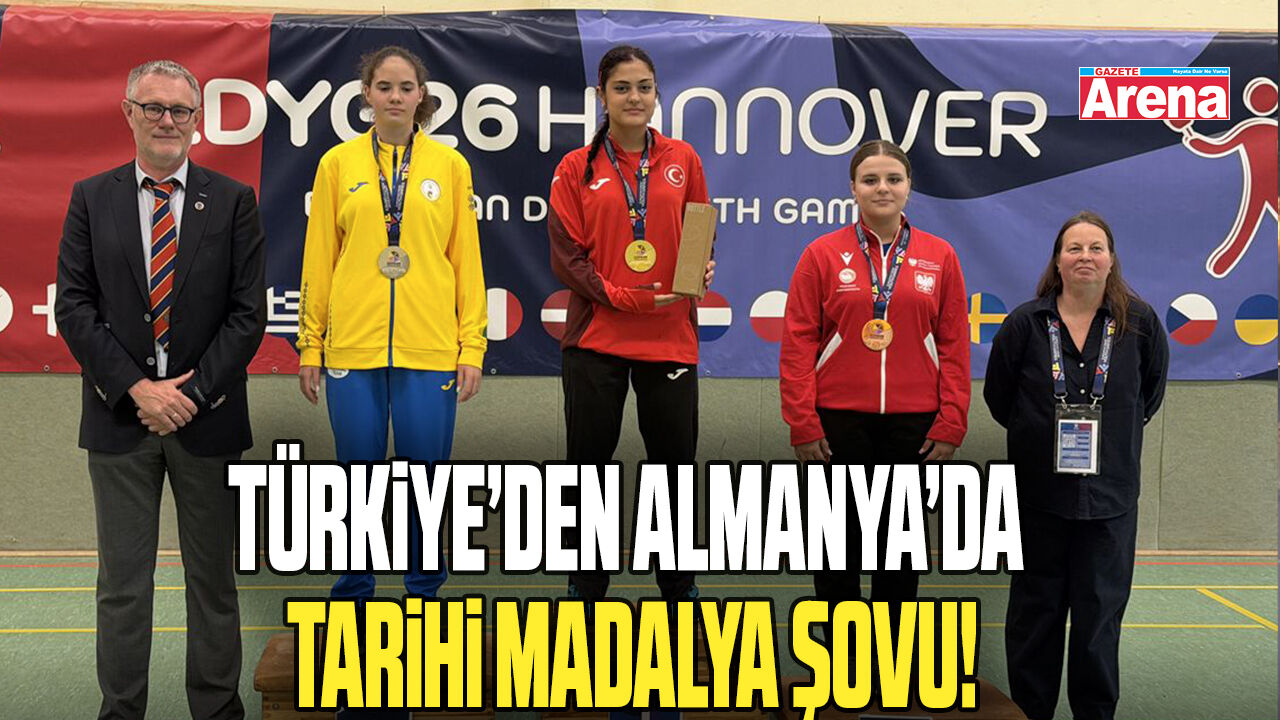 Türkiye’den Almanya’da tarihi madalya şovu