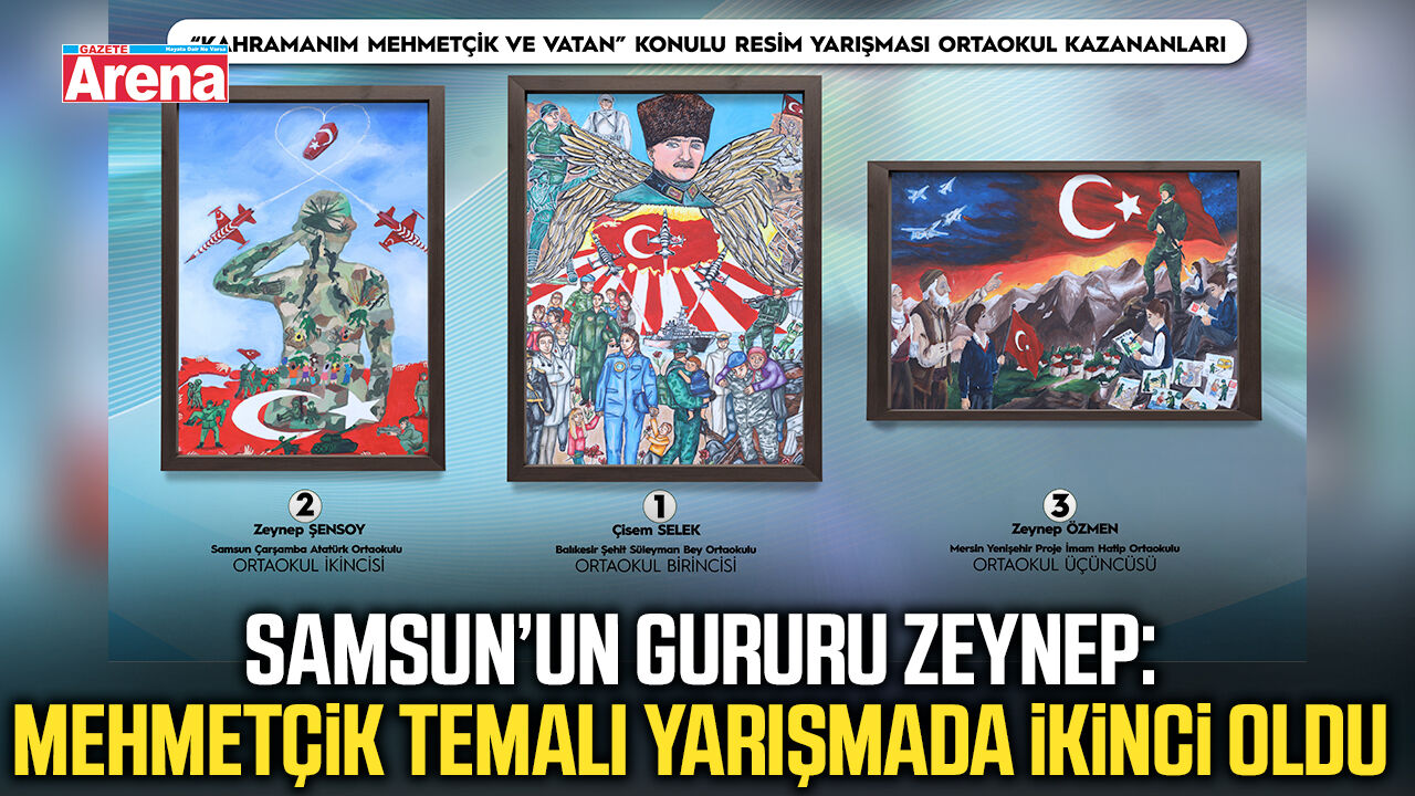Samsunlu Zeynep Türkiye ikincisi oldu