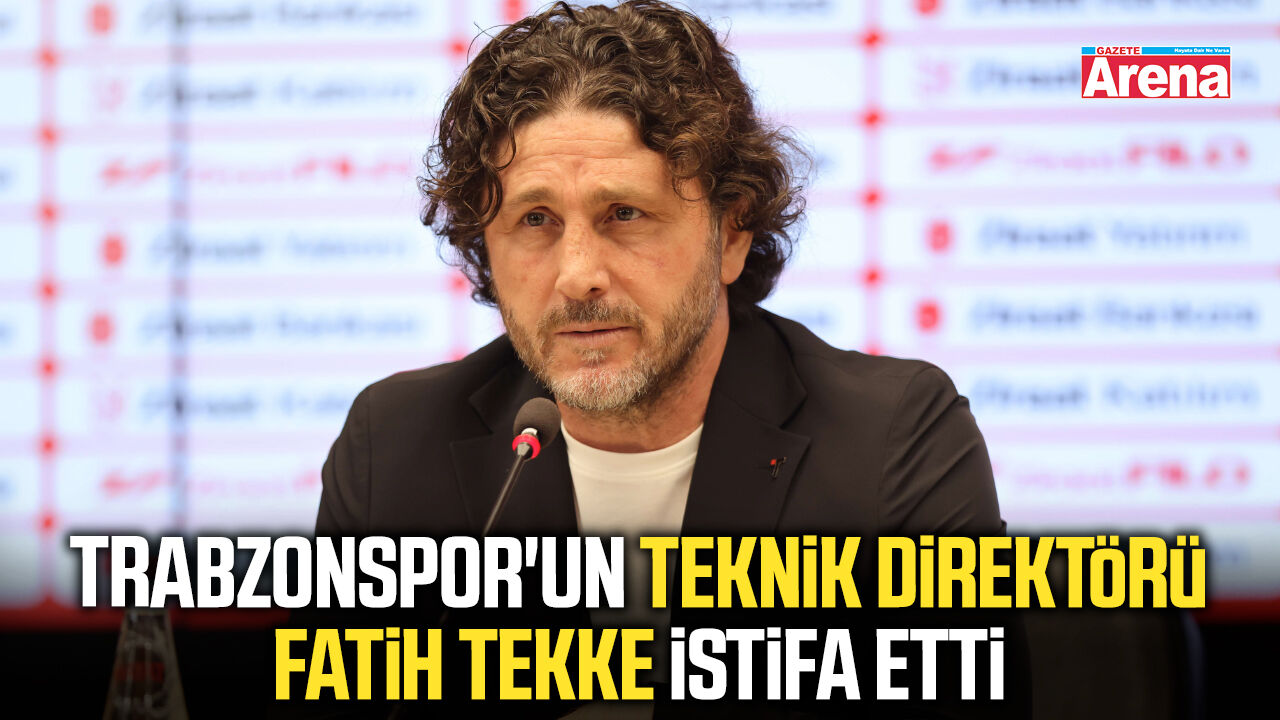 Trabzonspor'da Fatih Tekke istifa etti!