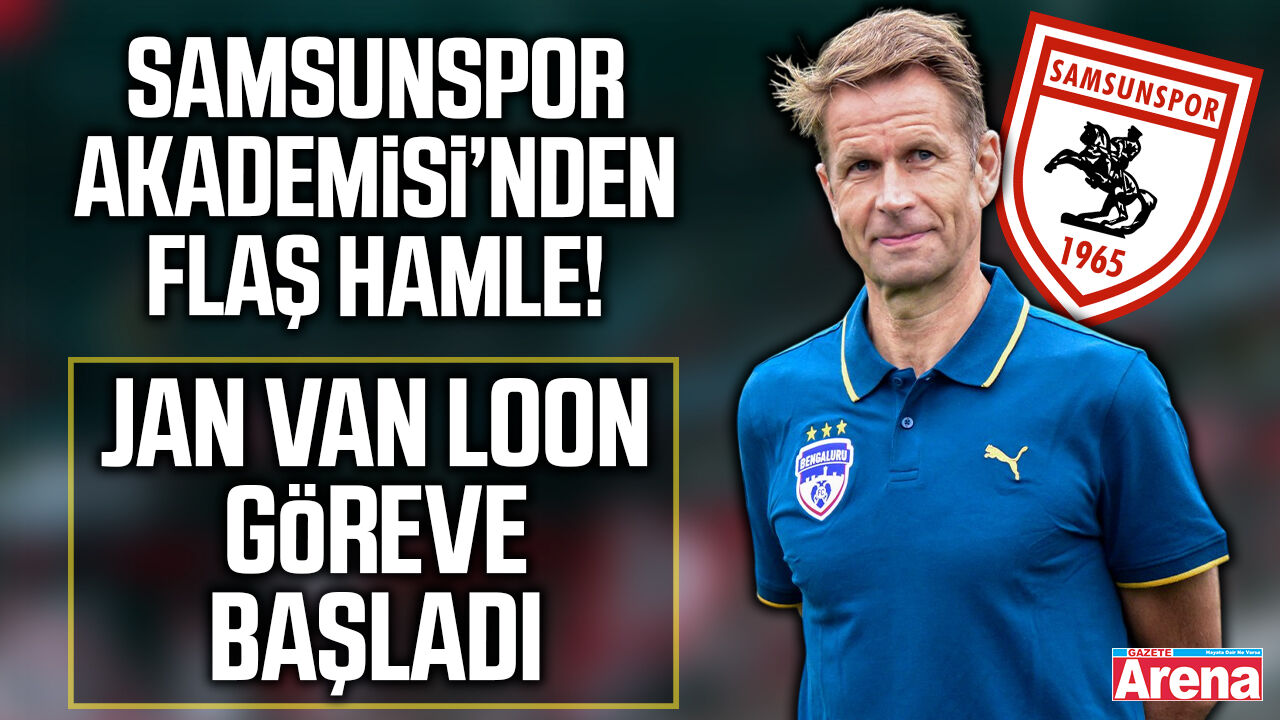 Samsunspor Akademisi Jan van Loon'a emanet