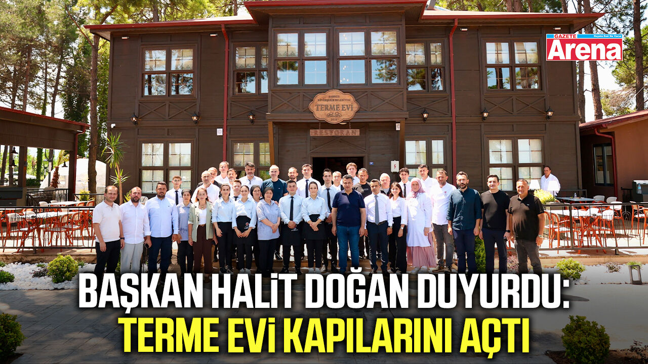 Başkan Halit Doğan duyurdu: Terme Evi kapılarını açtı