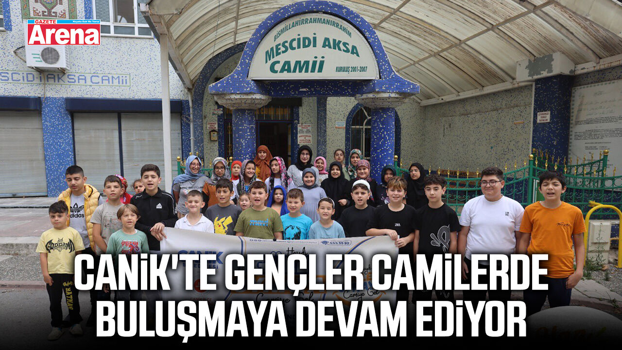 Canik'te gençler camilerde buluşmaya devam ediyor
