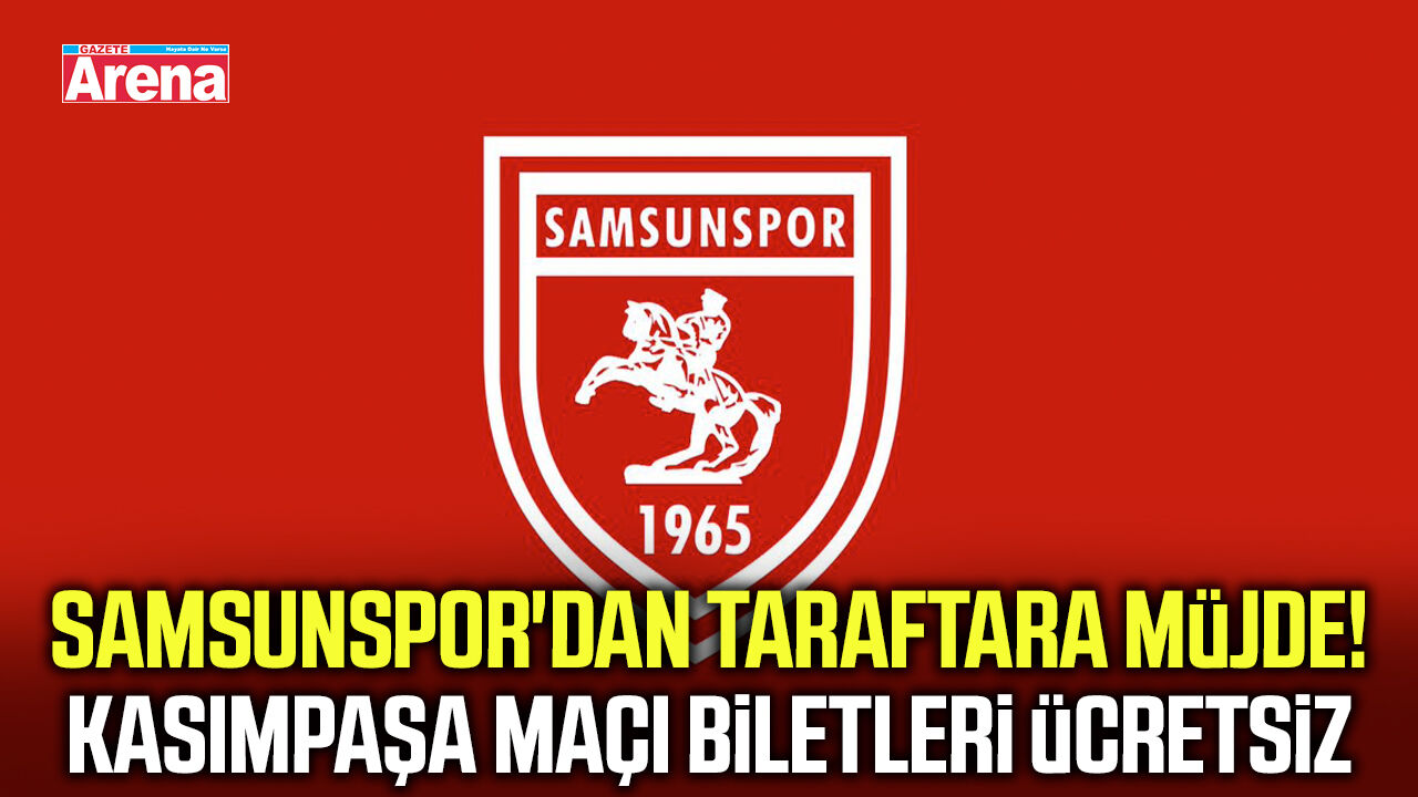 Samsunspor'dan Kasımpaşa maçı öncesi taraftara jest