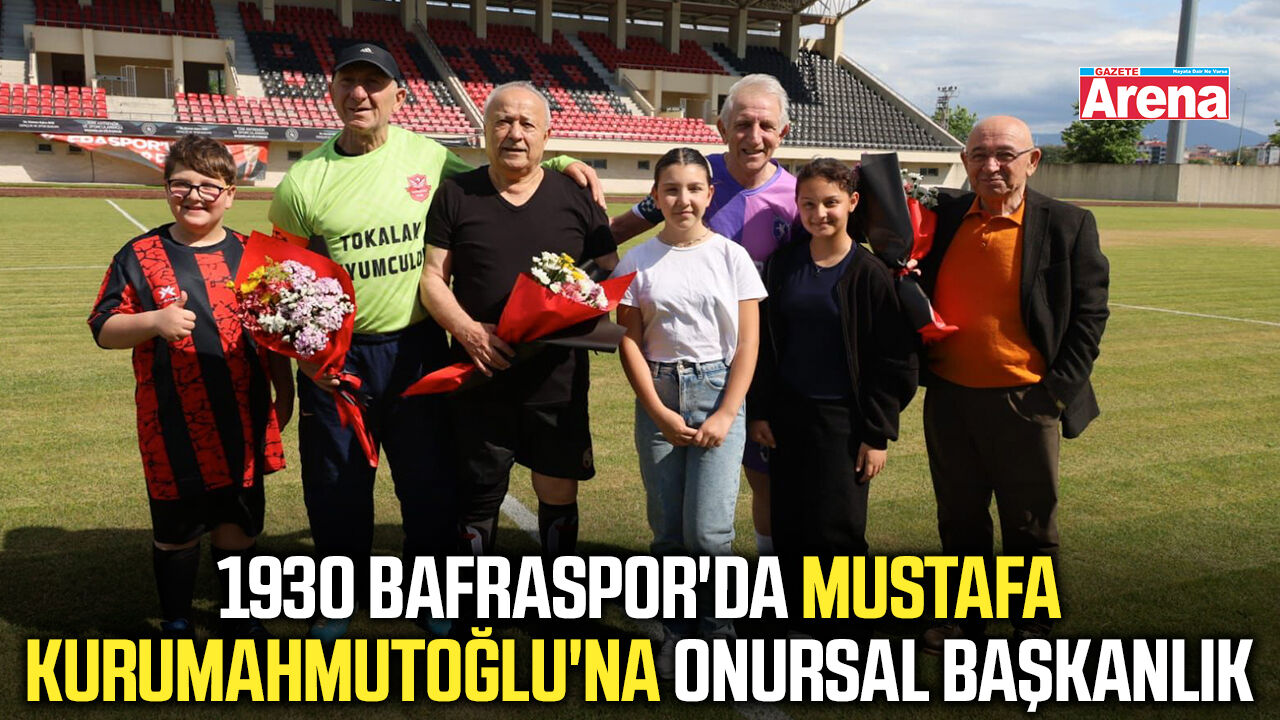 1930 Bafraspor'da Mustafa Kurumahmutoğlu'na onursal başkanlık