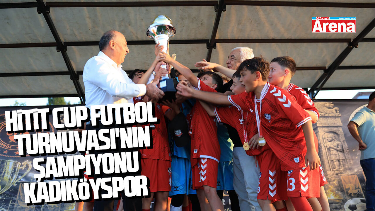 Hitit Cup Futbol Turnuvası'nın şampiyonu Samsunlu ekip