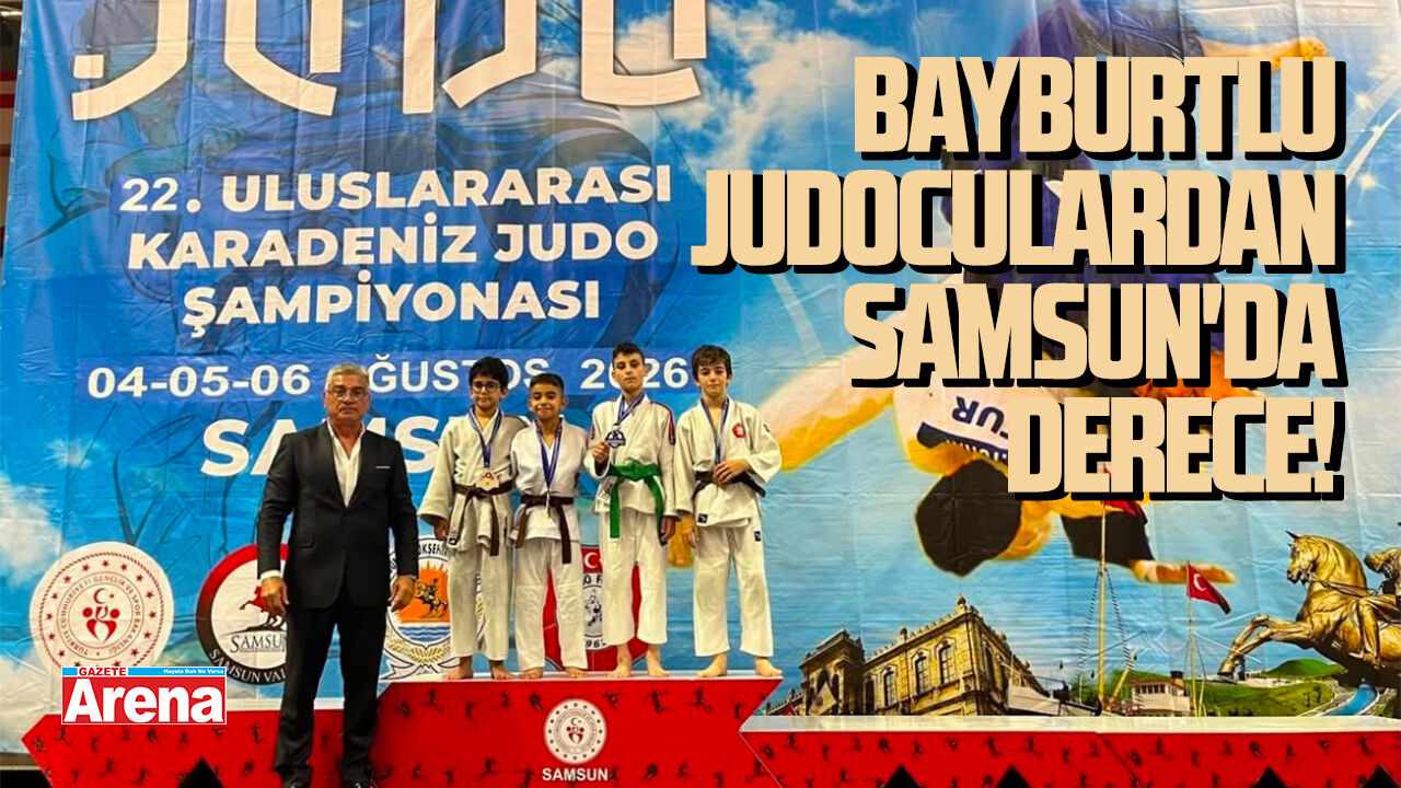 Bayburtlu Judoculardan Samsun'da derece