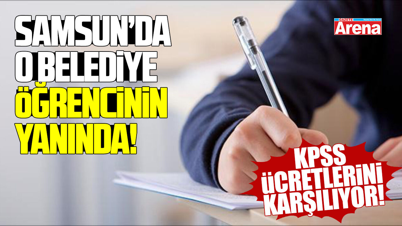 Canik Belediyesi öğrencilerin yanında!