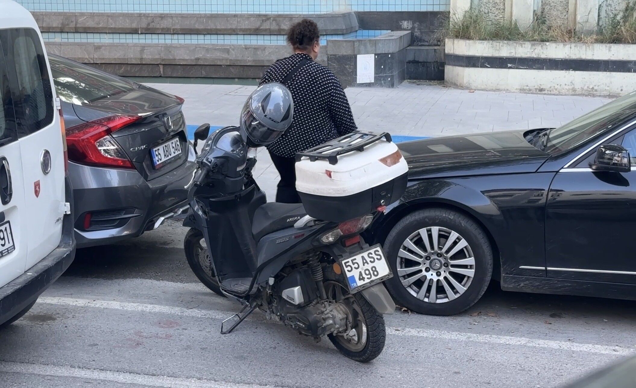 İlkadım'da Motosiklet Kazasında Sürücü Yaralandı (3)