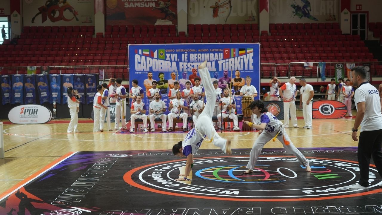 Samsun’da uluslararası Capoeira festivali başladı-1