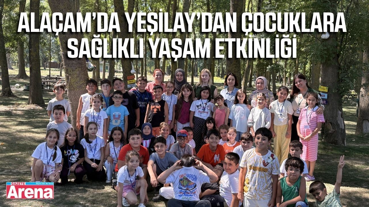 Alaçam’da çocuklar sağlıklı yaşam için buluştu