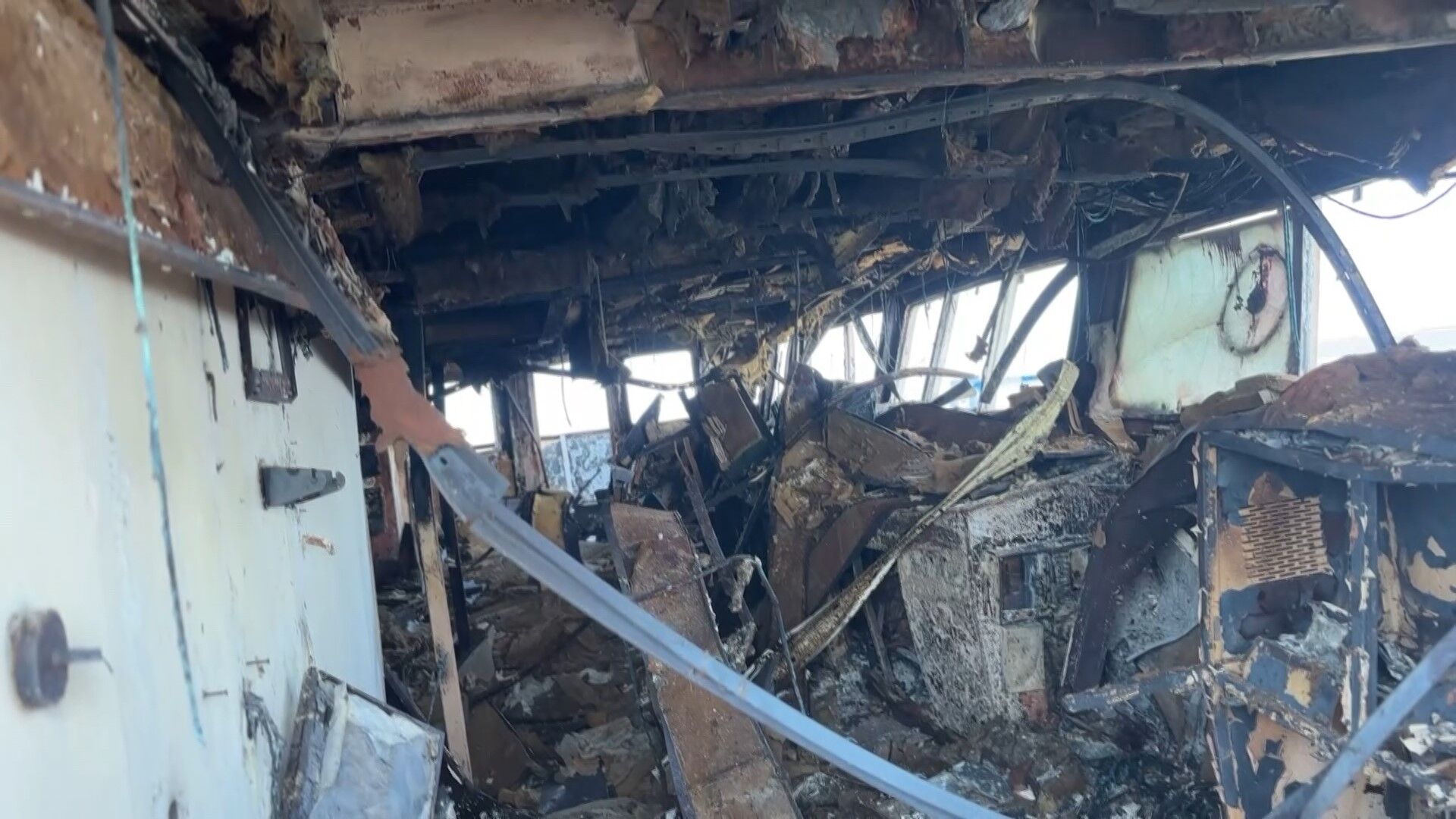 Samsun'a Getirilen Geminin Hasarı Ortaya Çıktı