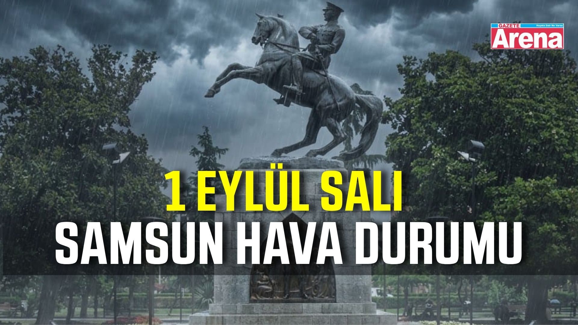 Samsun'da 1 Eylül Salı hava durumu