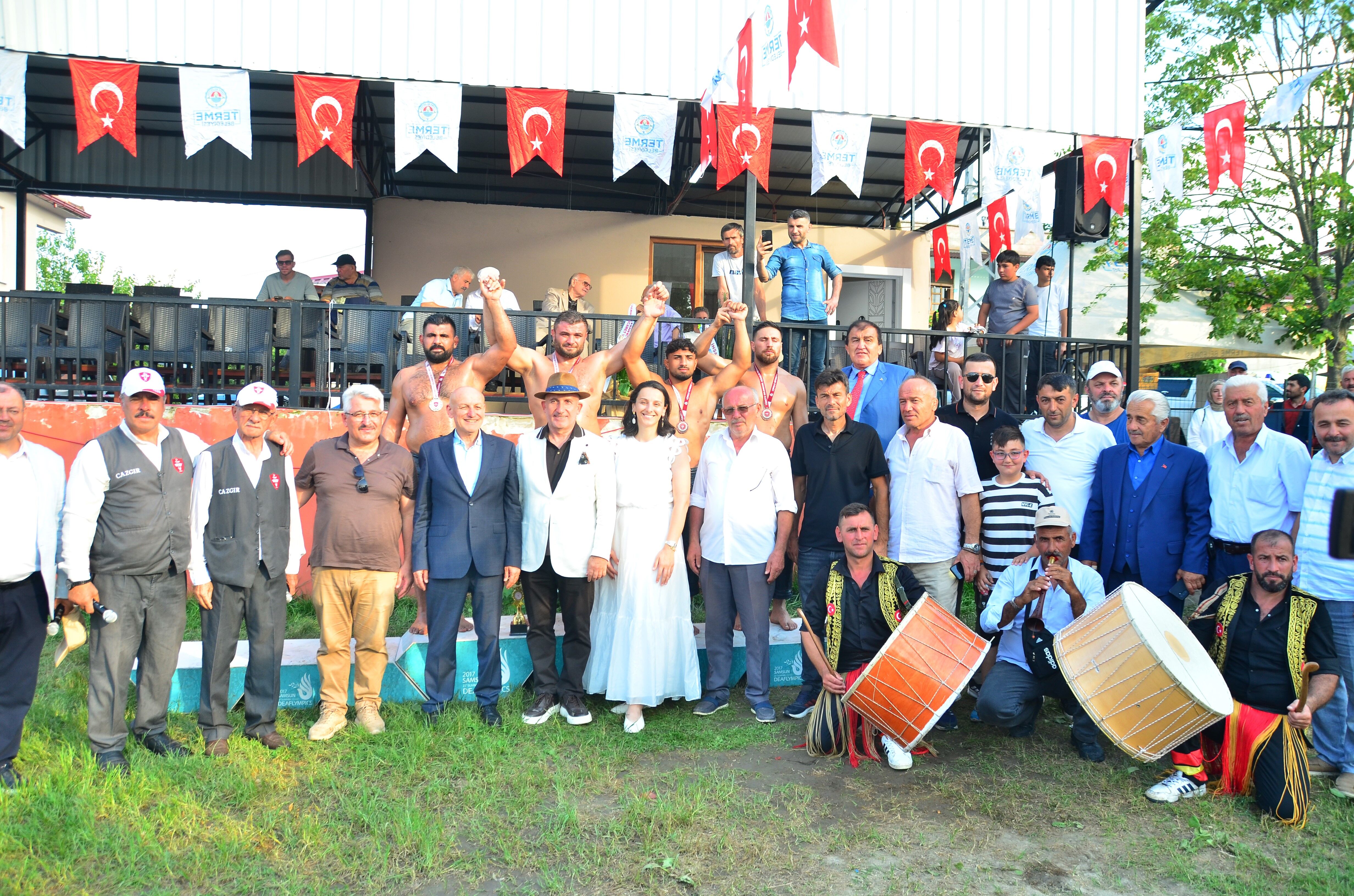 Samsun'da Er Meydanının Başpehlivanı Belli Oldu (1)