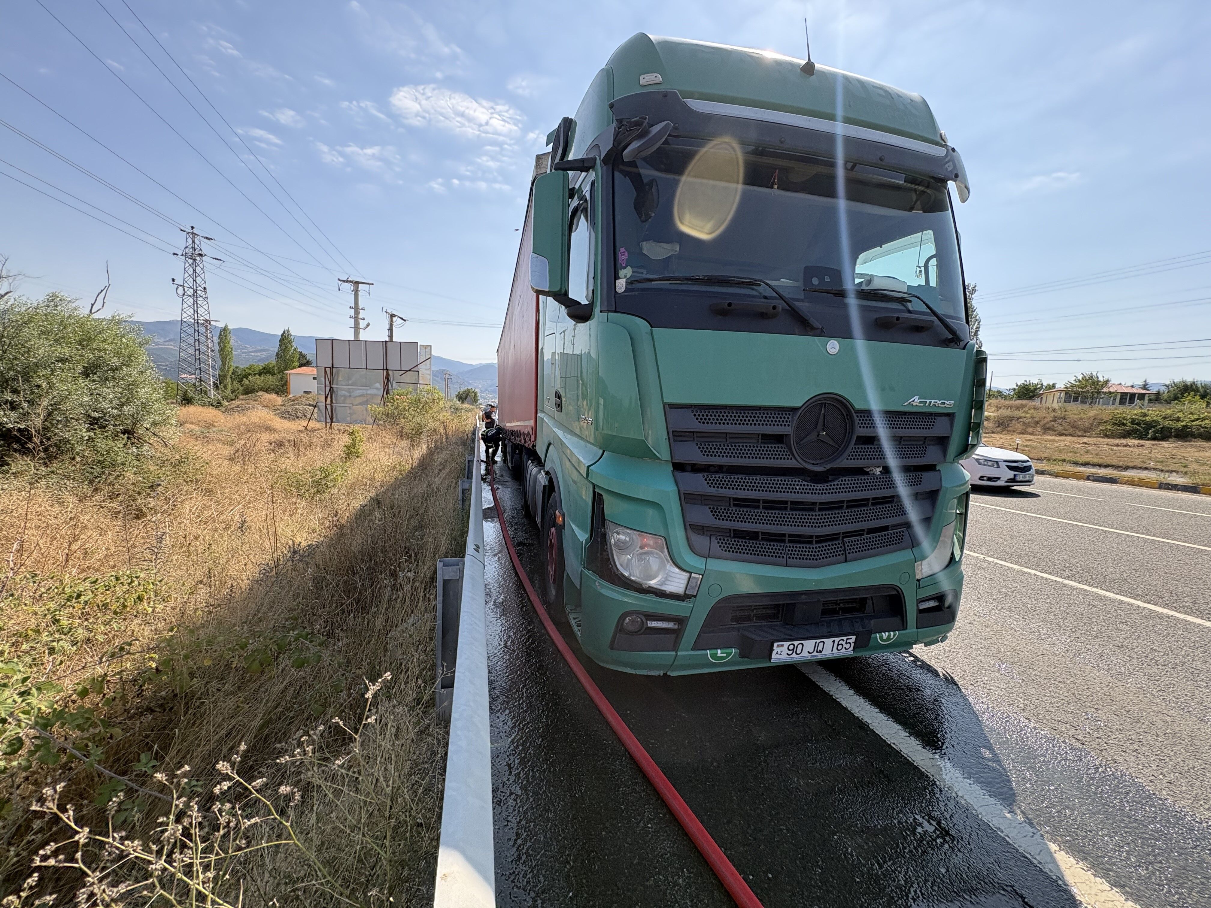 Sürücünün Dikkati Olası Faciayı Önledi
