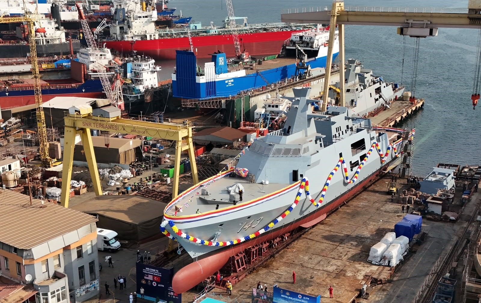 Türkiye'nin Asya Pasifik'e Ilk Korvet Ihracatında Gemiler Denize Indirildi (4)