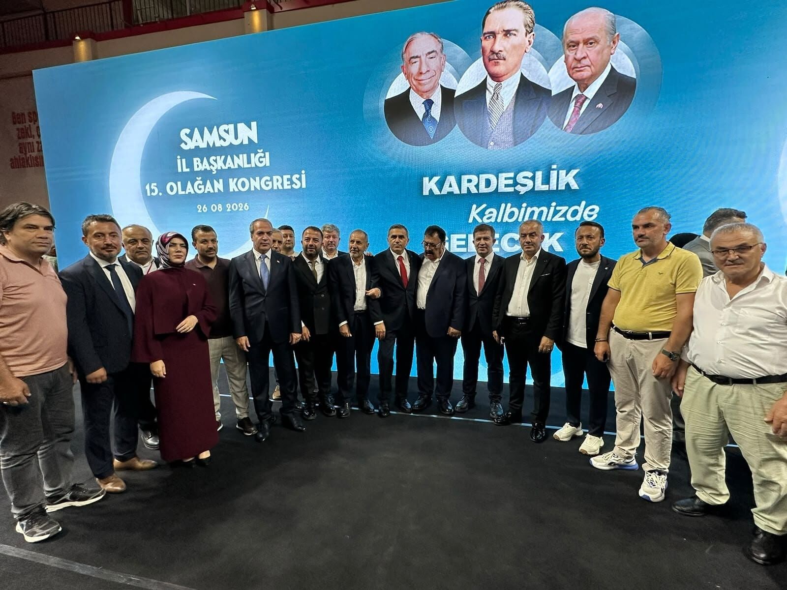 Burhan Mucur, MHP Samsun İl Başkanlığı’nda güven tazeledi-4