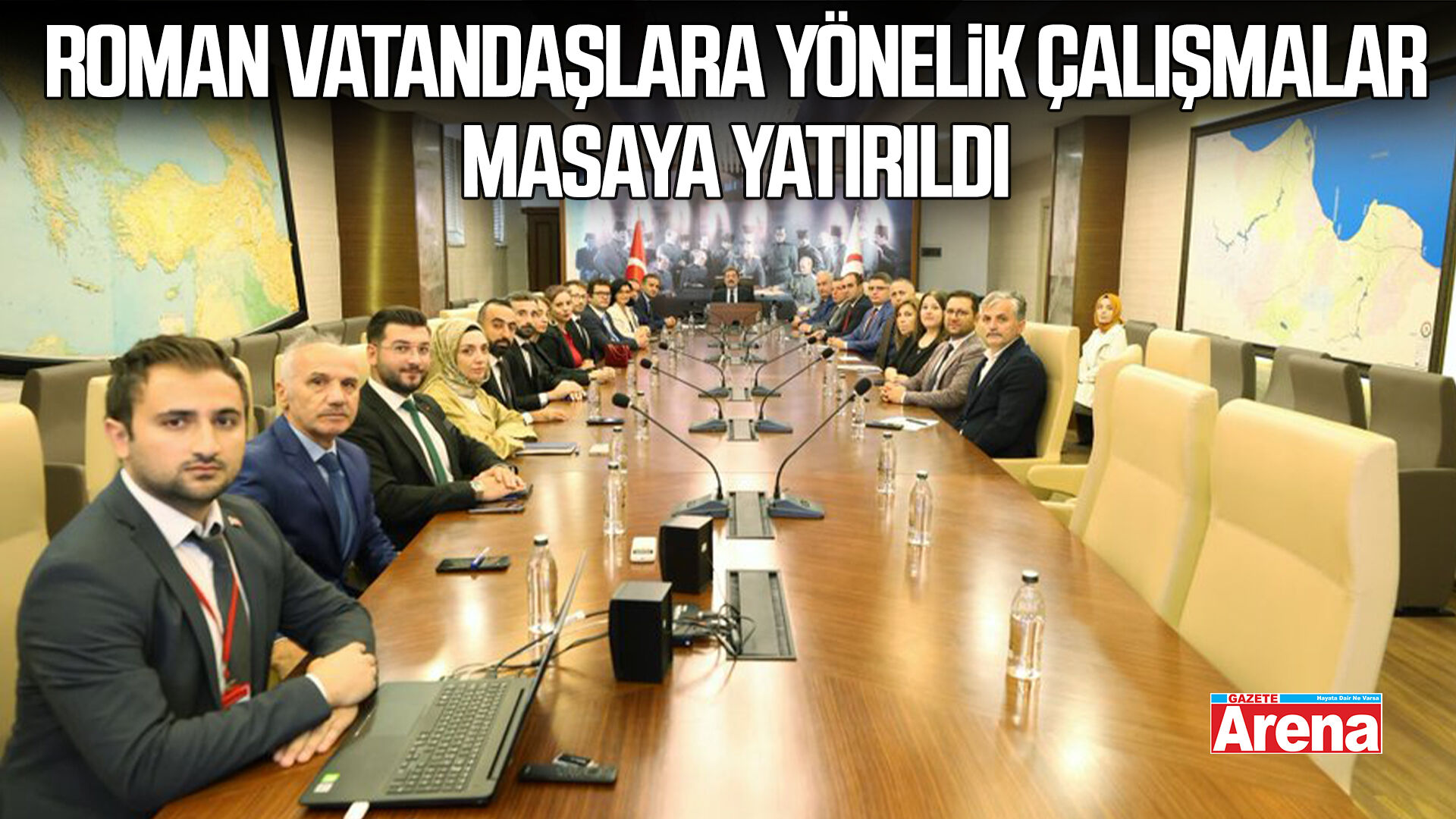 Samsun’da Roman vatandaşlara yönelik çalışmalar masaya yatırıldı